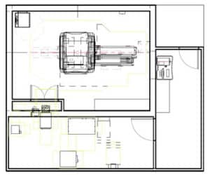 MRI Site Planning Room Layout Diagram