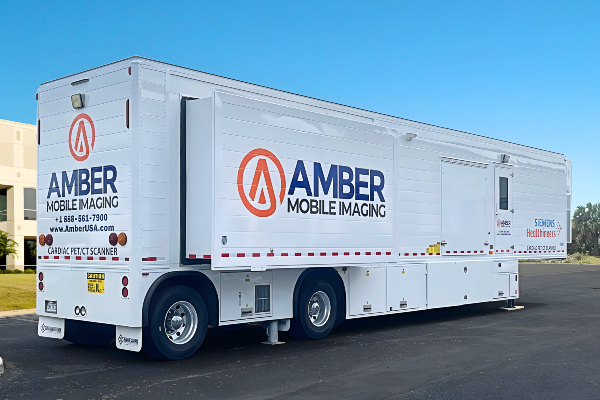 Mobile PET/CT Scanner for rental trailer view